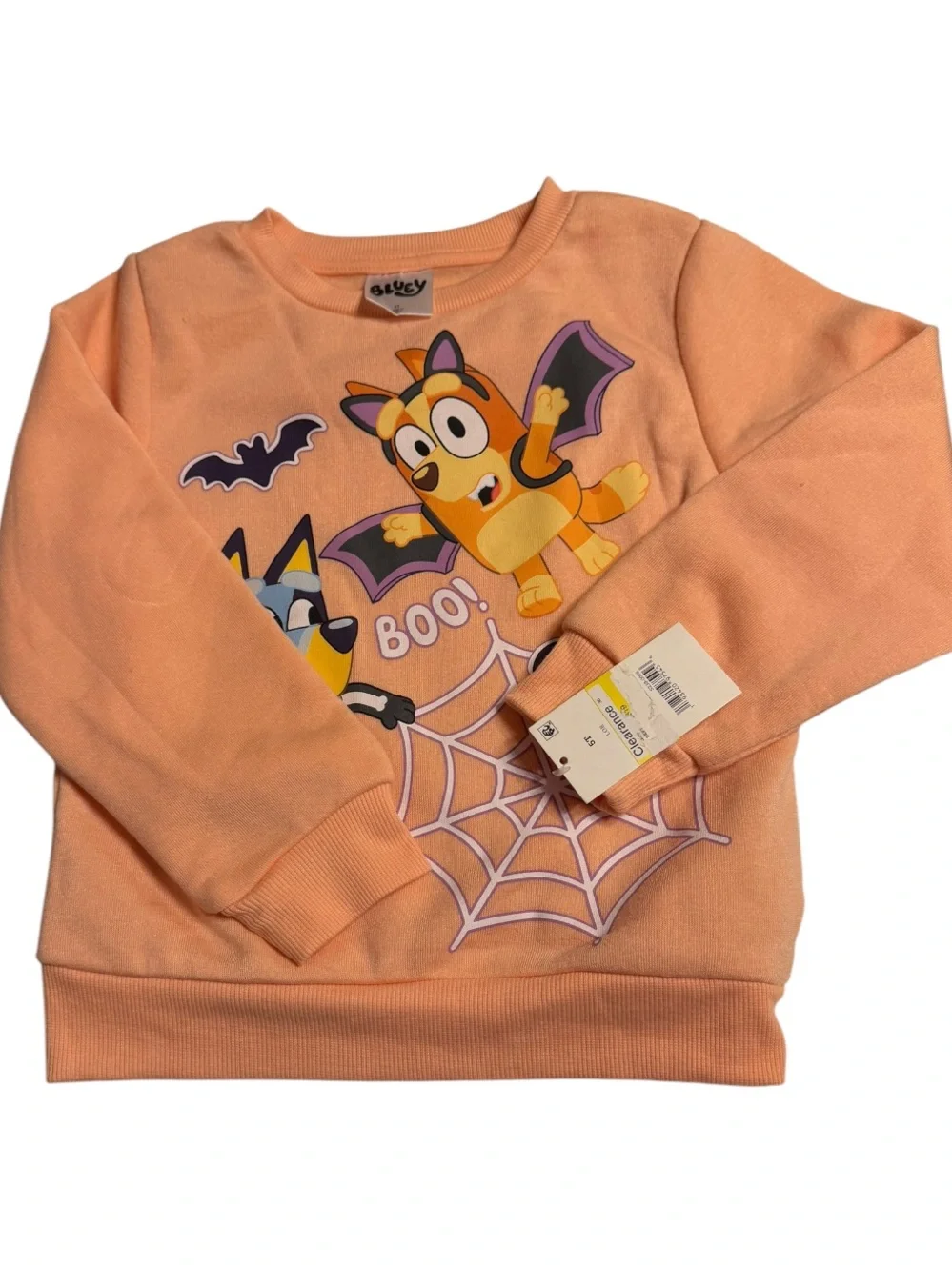 Bluey HalloweenGraphic Sweatshirt Children’s Place Black Leggings NWT Size 5T
